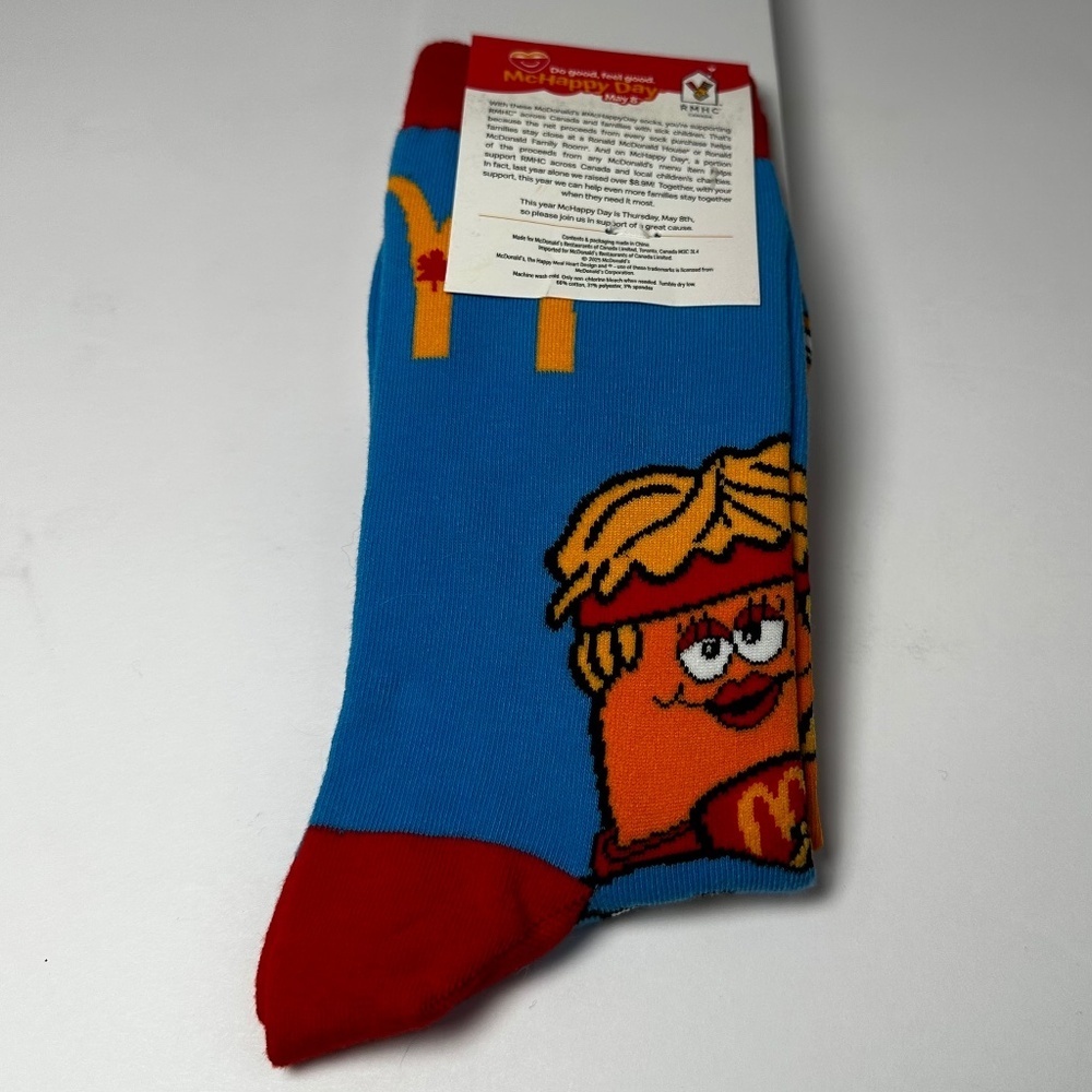 McDonald’s McHappy Day Socks – Chicken McNuggets Design